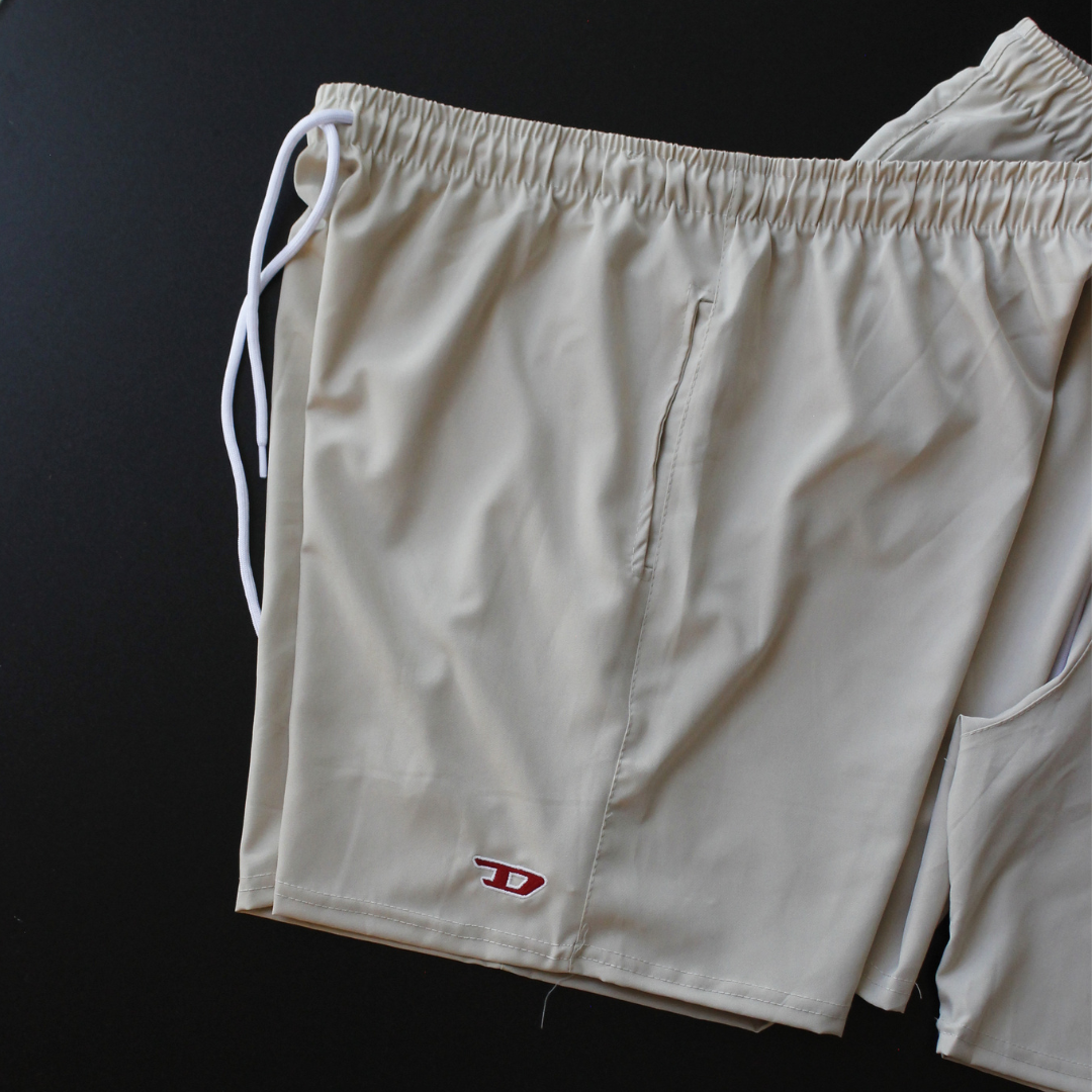 BERMUDA ELASTANO -  OFF WHITE