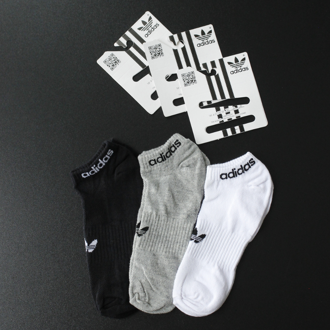 1 GRADE MEIAS SOQUETE DRY-FIT - 12 PARES - 3 CORES MESCLADAS