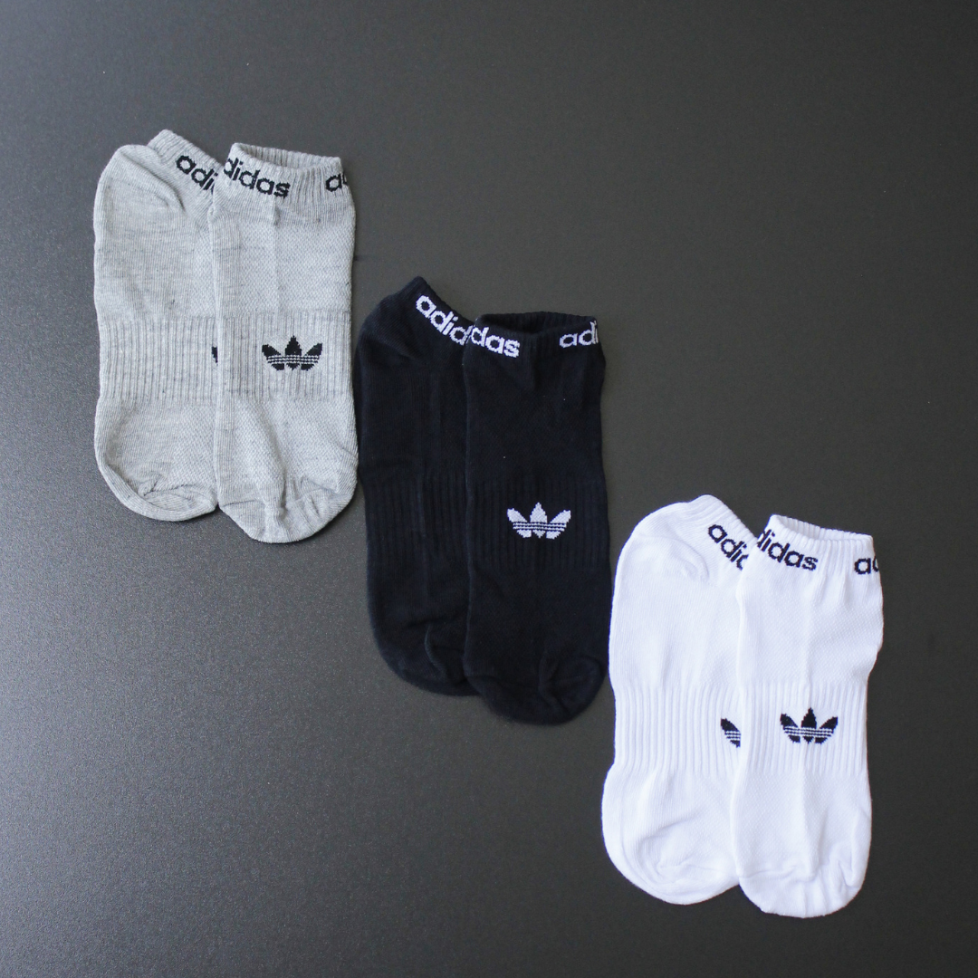 1 GRADE MEIAS SOQUETE DRY-FIT - 12 PARES - 3 CORES MESCLADAS