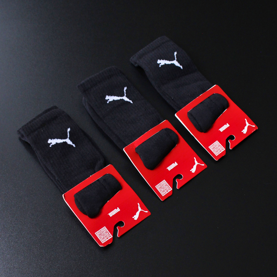 1 GRADE MEIAS CANO ALTO DRY-FIT - 12 PARES PRETA