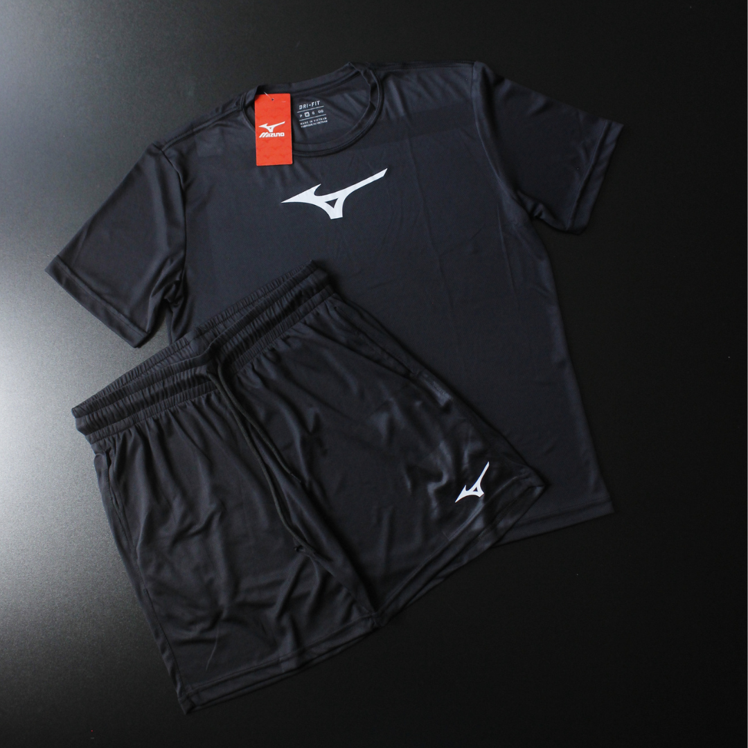 CONJUNTO MASCULINO - DRY-FIT PRETO