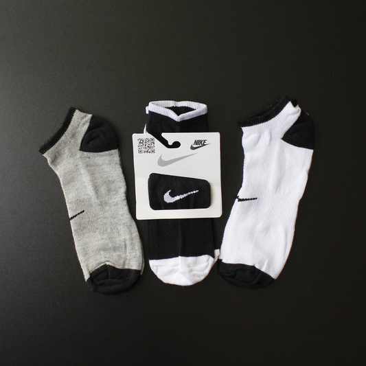 1 GRADE MEIAS SOQUETE DRY-FIT - 12 PARES - 3 CORES MESCLADAS