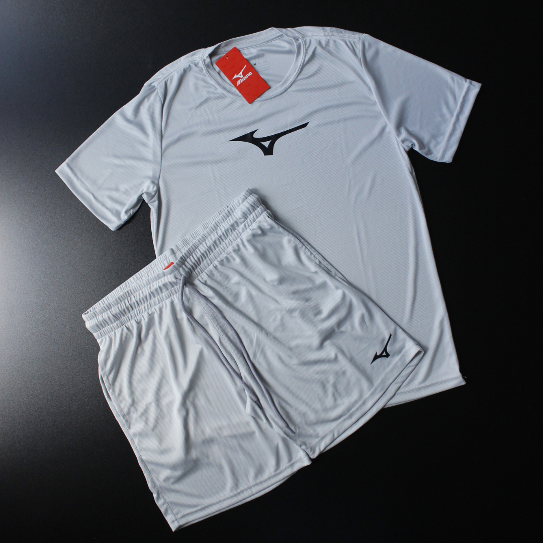 CONJUNTO MASCULINO - DRY-FIT PRATA