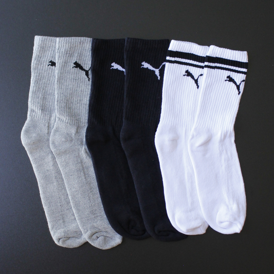 1 GRADE MEIAS CANO ALTO DRY-FIT - 12 PARES MESCLADA