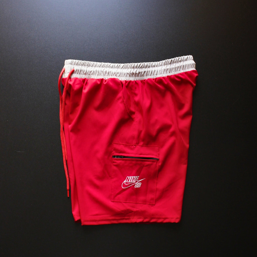 BERMUDA ELASTANO -  VERMELHO